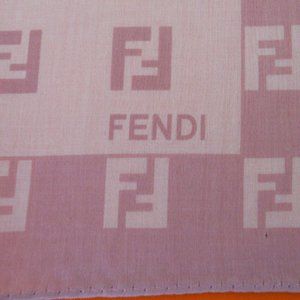 Fendi Pink Monogram Handkerchief